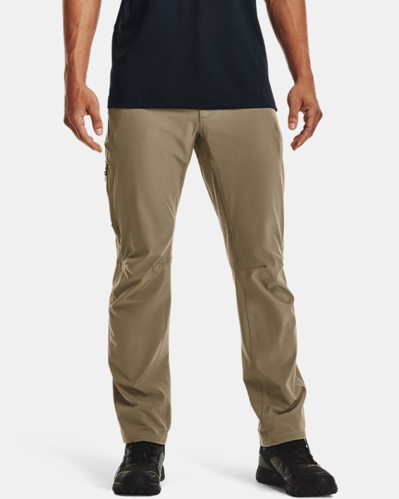 Men's UA Flex Pants, Brown, pdpMainDesktop image number 0